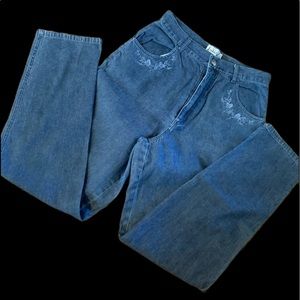 Vintage Cotton denim. 12 inch rise pant.